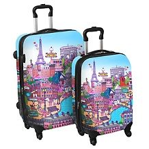 it luggage paris city print expandable 20 carry on $ 119 95