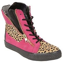 betsey johnson nixxxie leather high top sneaker $ 109 95