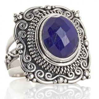 Jewelry Rings Gemstone Bali Designs by Robert Manse Oval Gemstone