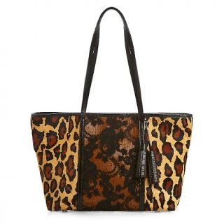 Clever Carriage Company Paris Lace and Jaguar Print Tote at