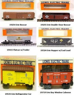 Lionel Erie Fallen Flags Complete 6 Car Set Buyer May Exclude BW Cab
