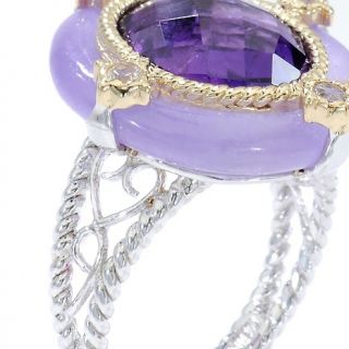 Opulent Opaques Amethyst, Purple Jade and Sapphire Sterling Silver