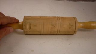 Shortbread Cookie Mold Spring Erle Wooden Rolling Pin