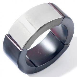 128 301 bajalia bajalia wood silvertone stretch bracelet rating 5 $ 9