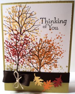 Fall Branch Out Card Kit Made with Stampin Up Products
