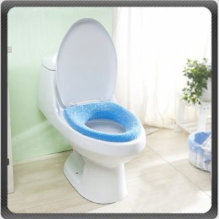 2pcs Round Cloth Washable Toilet Seat Cover Pads Warmer