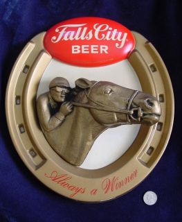 Vintage Falls City Beer Always a Winner Horse Racing Advertisement