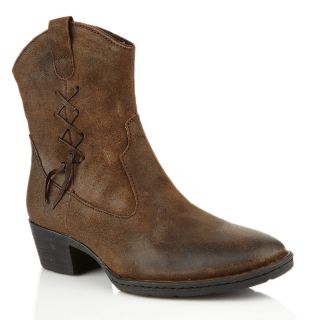Born Western Boot Karin Leather Cowboy Ankle Boot