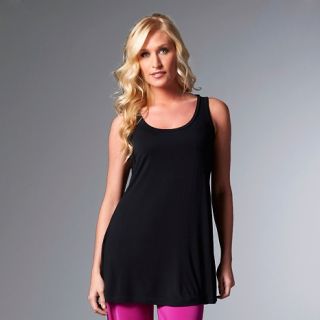 137 677 diane gilman dg2 a line tented jersey knit tank with mini