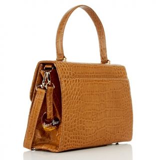 Barr and Barr Croco Embossed Calfskin Leather Bag