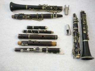  Woodwind Musical Instruments Clarinets Flutes Euler Frankfort & France