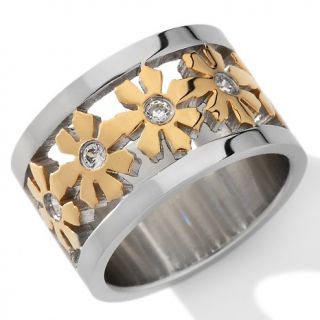  tone flower band ring note customer pick rating 150 $ 16 95 s