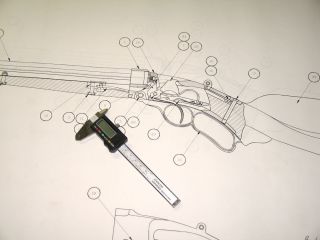 Farrow Schuetzen Rifle Measured Drawings, Blueprints Black Powder