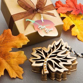 Autumn Fall Leaf Trinket Box Favors Wedding Sweet 16