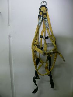 Miller 8095 70 Safety Harness Fall Protection w 6ft Lanyard Size Large