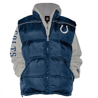 130 161 g iii nfl 3 in 1 vest and hoodie combo by g iii colts note