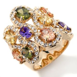 173 871 real collectibles by adrienne multicolor diamonite cz and