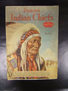 famous american indian chiefs ben ely author 17 portraits in color