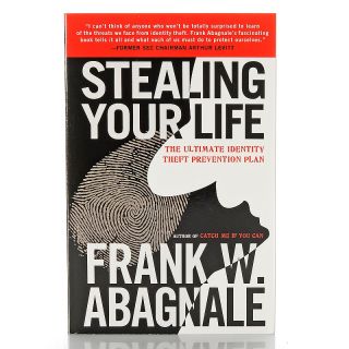 166 991 stealing your life book handsigned by frank abagnale note