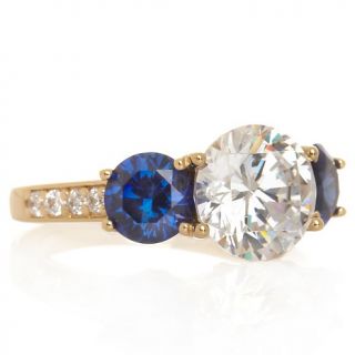 169 654 jean dousset absolute 5 08ct created sapphire pave ring note