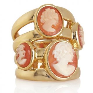 183 109 amedeo nyc amedeo nyc four cornelian cameo band ring note