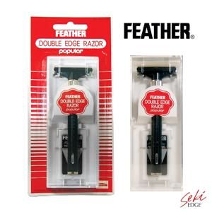 Feather Double Edge Safety Razor Popular w/Case& FREE Feather Double