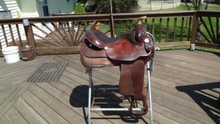  Western Saddle 16in Seat US Shipping Only