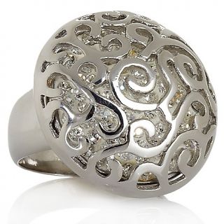 181 509 stately steel caged filigree dome ring rating 3 $ 24 98 s h $