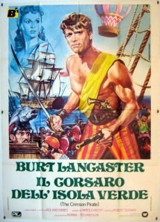 The Crimson Pirate re Eva Bartok Robert Siodmak 1952 Movie Poster 14