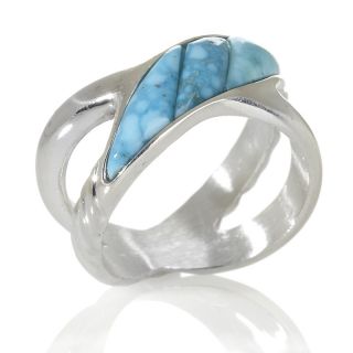 Mine Finds by Jay King Contemporary Turquoise Sterling Silver Ring