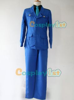  North Italy Cosplay Costume Set Feliciano Vargas Costume Wig and Boots
