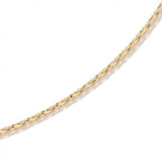 Passport to Fine Jewelry 14K Yellow Gold 1mm Woven Omega 17 Necklace