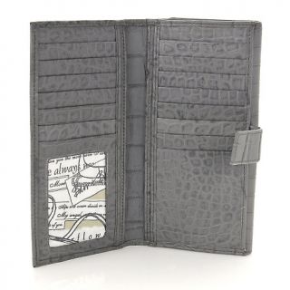 Barr and Barr Croco Embossed Soft Leather Wallet