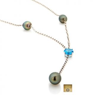 181 018 designs by turia cultured tahitian pearl and swiss blue topaz