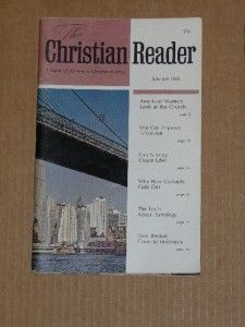 The Christian Reader Magazine Lot of 10 Issues 1968 1974