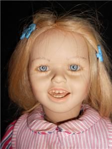 Annette Himstedt Lisa 27 Barefoot Children Doll w Original Box