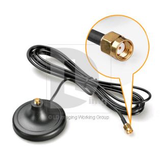 3M RP SMA WiFi Antenna Extension Cable Connector Magnetic Base for 3G
