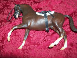 Breyer Brown Horse Saddle and Reins Included