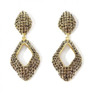212 398 akkad deco queen crystal double drop earrings rating 3 $ 34 95
