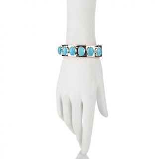 Jay King Anhui Turquoise Sterling Silver and Copper Cuff Bracelet at