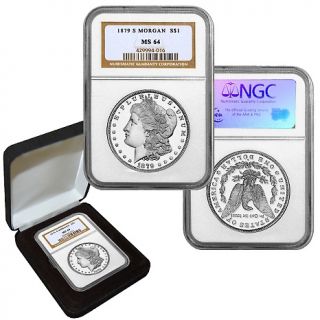203 985 coin collector 1879 ms64 ngc s mint morgan silver dollar