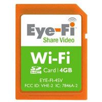 Eye Fi 4GB Share WiFi Video SDHC Wireless Flash Memory Card Never Used