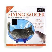 Flying Saucer Exercise Wheel Cage Toy Hamster Gerbil Rat Mouse