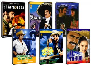  El Tahur El Macho Como Mexico 6 DVD Set Vicente Fernandez
