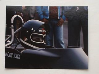  Jacky Ickx Ensign Ford F1 Postcard