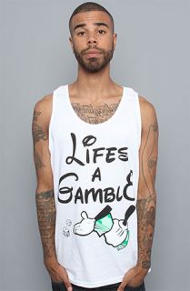 CKDOUT The Life Is A Gamble Tank in White
