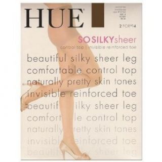 Hue So Silky Sheer Control Top Pantyhose Hosiery 10762