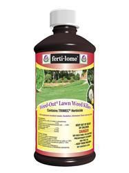 this is a 32 oz container of fertilome weed out lawn weed