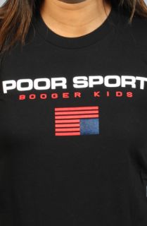 BOOGER KIDS Poor Sport Tee Black Concrete