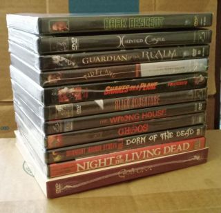 WHOLESALE LOT OF 11 HORROR ASSORTED DVD TITLES **BRAND NEW**
